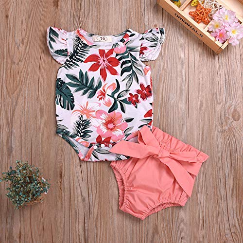 YWLINK Verano Mezcla De Algodon Lindo 2PC Ropa De Bebe Mono Estampado+Short De Arco De Color Liso Traje CóModo Rendimiento Fiesta Regalo(Blanco,12-18 meses/90) YWLINK Verano Mezcla De Algodon Lindo 2PC Ropa De Bebe Mono Estampado+Short De Arco De Color Liso Traje CóModo Rendimiento Fiesta Regalo(Blanco,12-18 meses/90)