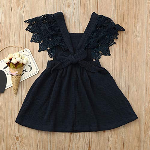 YWLINK Verano Mezcla De AlgodóN Ropa Infantil del Vestido De La Princesa del SóLido Sin Mangas del CordóN De La NiñA Infantil del Bebé Princesa Fiesta Princesa Fiesta Ropa Casual 6 Meses A 3 AñOs YWLINK Verano Mezcla De AlgodóN Ropa Infantil del Vestido De La Princesa del SóLido Sin Mangas del CordóN De La NiñA Infantil del Bebé Princesa Fiesta Princesa Fiesta Ropa Casual 6 Meses A 3 AñOs