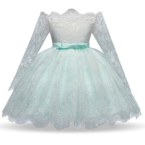 YWLINK Vestido De Fiesta NiñA/Falda De Ballet/Tutu De Proa/Vestido De Navidad/Vestido De Halloween/Traje De Grupo/Traje De Rendimiento Vestido De Princesa De Manga Larga Regalo(Verde,5-6 años/130) YWLINK Vestido De Fiesta NiñA/Falda De Ballet/Tutu De Proa/Vestido De Navidad/Vestido De Halloween/Traje De Grupo/Traje De Rendimiento Vestido De Princesa De Manga Larga Regalo(Verde,5-6 años/130)