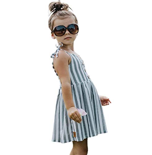 YWLINK Vestido NiƱA Verano Sin Mangas Raya Falda Princesa Moda Casual Camisola Mezcla De AlgodóN CóModo Playa Fiesta ActuacióN De Danza Regalo del DĆA De Miembro Ropa De NiƱOs(Gris,4-5 aƱos/130) YWLINK Vestido NiƱA Verano Sin Mangas Raya Falda Princesa Moda Casual Camisola Mezcla De AlgodóN CóModo Playa Fiesta ActuacióN De Danza Regalo del DĆA De Miembro Ropa De NiƱOs(Gris,4-5 aƱos/130)