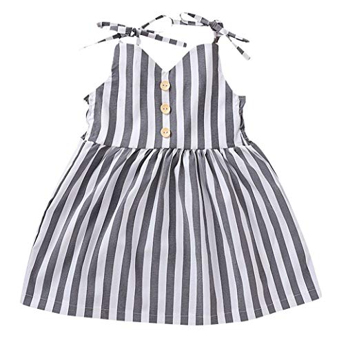 YWLINK Vestido NiƱA Verano Sin Mangas Raya Falda Princesa Moda Casual Camisola Mezcla De AlgodóN CóModo Playa Fiesta ActuacióN De Danza Regalo del DĆA De Miembro Ropa De NiƱOs(Gris,4-5 aƱos/130) YWLINK Vestido NiƱA Verano Sin Mangas Raya Falda Princesa Moda Casual Camisola Mezcla De AlgodóN CóModo Playa Fiesta ActuacióN De Danza Regalo del DĆA De Miembro Ropa De NiƱOs(Gris,4-5 aƱos/130)