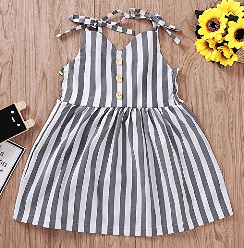 YWLINK Vestido NiƱA Verano Sin Mangas Raya Falda Princesa Moda Casual Camisola Mezcla De AlgodóN CóModo Playa Fiesta ActuacióN De Danza Regalo del DĆA De Miembro Ropa De NiƱOs(Gris,4-5 aƱos/130) YWLINK Vestido NiƱA Verano Sin Mangas Raya Falda Princesa Moda Casual Camisola Mezcla De AlgodóN CóModo Playa Fiesta ActuacióN De Danza Regalo del DĆA De Miembro Ropa De NiƱOs(Gris,4-5 aƱos/130)