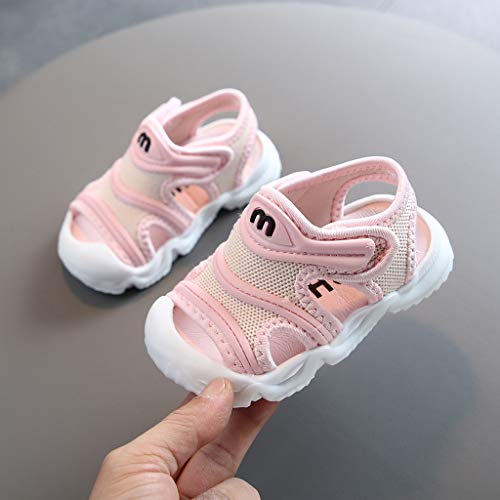 YWLINK Zapatos De Primer Paso Sandalias Antideslizantes De Verano para BebéS Zapatillas De Playa De Fondo Suave Zapatos Casuales para NiñOs PequeñOs Fiesta De Bautizo Regalo De CumpleañOs