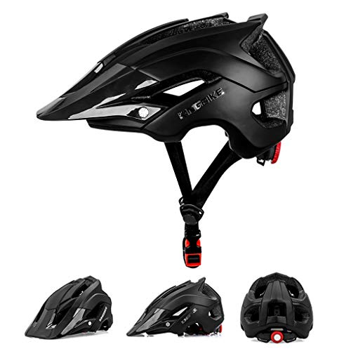 YWYW Casco De Bicicleta, Antichoque Casco Anti-Caída Al Aire Libre Que Monta El Equipo De Protección Unisex Luz Sombrero Cabezal De Seguridad Patín Transpirable Forro Desmontable