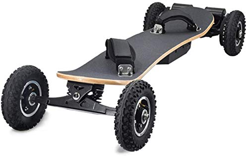 Yxs Science 40 km/h Off Road Skateboard eléctrico, Longboard de montaña motorizada con Motores duales con Control Remoto inalámbrico, 8 Capas, Todo Terreno, para niños Adolescentes