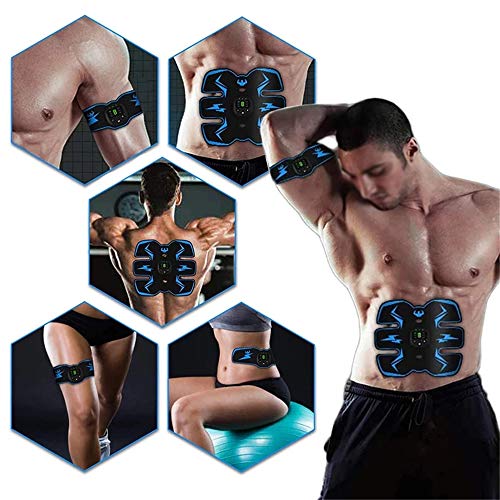 YYDM Abdominal Entrenador De Estimulación Muscular, El EMS Estimulador Muscular, Quemar Grasa para Aumentar Los Músculos, Abdominal Brazo/Espalda/Entrenamiento De Los Músculos De La Pierna,Azul YYDM Abdominal Entrenador De Estimulación Muscular, El EMS Estimulador Muscular, Quemar Grasa para Aumentar Los Músculos, Abdominal Brazo/Espalda/Entrenamiento De Los Músculos De La Pierna,Azul