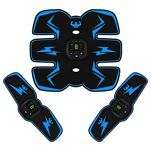 YYDM Abdominal Entrenador De Estimulación Muscular, El EMS Estimulador Muscular, Quemar Grasa para Aumentar Los Músculos, Abdominal Brazo/Espalda/Entrenamiento De Los Músculos De La Pierna,Azul YYDM Abdominal Entrenador De Estimulación Muscular, El EMS Estimulador Muscular, Quemar Grasa para Aumentar Los Músculos, Abdominal Brazo/Espalda/Entrenamiento De Los Músculos De La Pierna,Azul