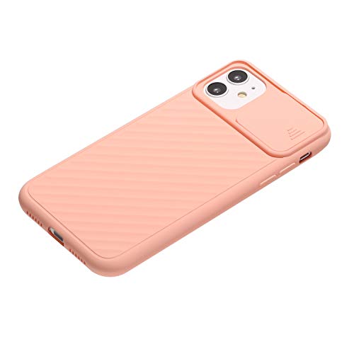 YYhin Funda blanda para iPhone 11 Pro Max con ventana para proteger la cámara de teléfono, color rosa