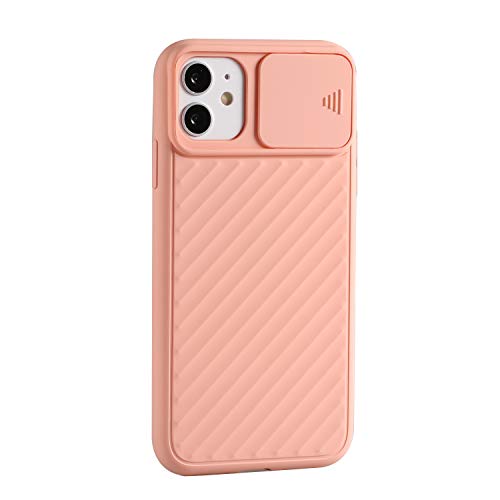 YYhin Funda blanda para iPhone 11 Pro Max con ventana para proteger la cámara de teléfono, color rosa