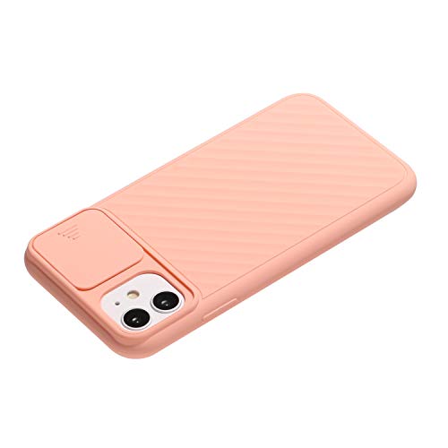 YYhin Funda blanda para iPhone 11 Pro Max con ventana para proteger la cámara de teléfono, color rosa