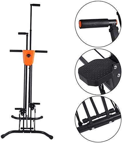 YYM Escalador Vertical Escalador Escalera Escalera Plegable Alpinista Vertical, Función De Simulación De Escalada De Montaña, Máquina De Entrenamiento Cardio YYM Escalador Vertical Escalador Escalera Escalera Plegable Alpinista Vertical, Función De Simulación De Escalada De Montaña, Máquina De Entrenamiento Cardio