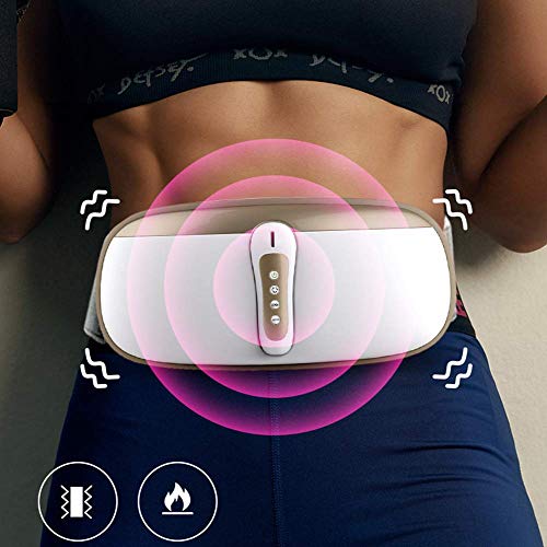 YZ-YUAN Cinturón de Adelgazamiento de relajación en el hogar, máquina de pérdida de Peso para Mujeres, Masaje de vibración Ajustable, Calentamiento Suave, Quemador de Grasa Abdominal para Promover l