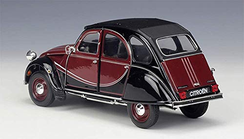 YZHM Cast Auto Realista Citroen 2CV 6 Juguetes Modelo Charleston para niños Puede Abrir la Puerta Adaptada a los Adultos y coleccionistas