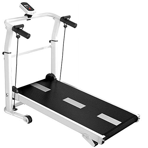 YZT QUEEN Mini Cinta de Correr mecánica silenciosa de amortiguación Plegable para Cinta de Correr Plegable doméstica pequeña, con Cuerda de Fitness y Panel de Instrumentos multifunción,Negro YZT QUEEN Mini Cinta de Correr mecánica silenciosa de amortiguación Plegable para Cinta de Correr Plegable doméstica pequeña, con Cuerda de Fitness y Panel de Instrumentos multifunción,Negro