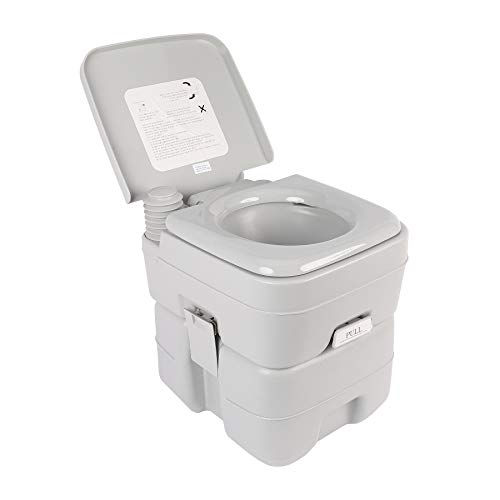 Z ZELUS 20L Inodoro Portátil para Camping 150KG / 330LBS WC Portátil para Camping con Extraíble WC Portatil para Ancianos Niños Baño Móvil para Autocaravana Z ZELUS 20L Inodoro Portátil para Camping 150KG / 330LBS WC Portátil para Camping con Extraíble WC Portatil para Ancianos Niños Baño Móvil para Autocaravana