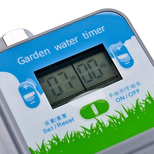 ZALE - Aspersor de agua para jardinería, con pantalla electrónica para césped, controlador automático de riego para césped y jardín