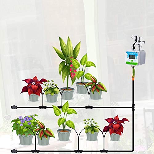 ZALE - Aspersor de agua para jardinería, con pantalla electrónica para césped, controlador automático de riego para césped y jardín ZALE - Aspersor de agua para jardinería, con pantalla electrónica para césped, controlador automático de riego para césped y jardín