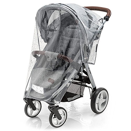 Zamboo - Protector de lluvia Universal para Silla de paseo - Burbuja de lluvia con ventana de contacto, buena circulación del aire, fácil montaje, sin PVC Zamboo - Protector de lluvia Universal para Silla de paseo - Burbuja de lluvia con ventana de contacto, buena circulación del aire, fácil montaje, sin PVC