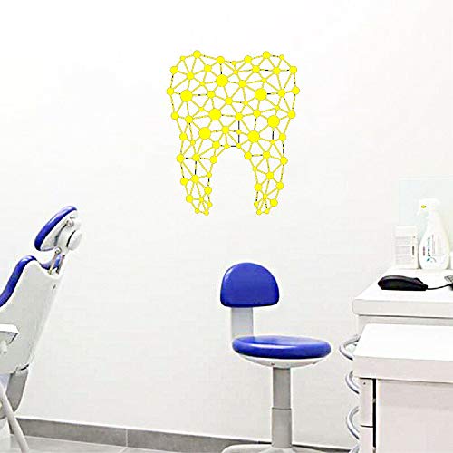 Zaosan Nuevo diseño Adhesivo Dental Pared Vinilo Abstracto Dentista clínica Dental decoración de la Pared