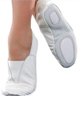 Zapatilla de piel para gimnasia artística, rítmica, yoga, pilates, karate, combate (24, blanco) Zapatilla de piel para gimnasia artística, rítmica, yoga, pilates, karate, combate (24, blanco)