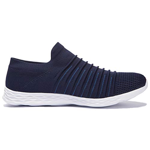 Zapatillas Casuales para Hombre Calzado Deportivo Bajas de Moda Sandalias de Verano Ligeras y Transpirables Azul 42