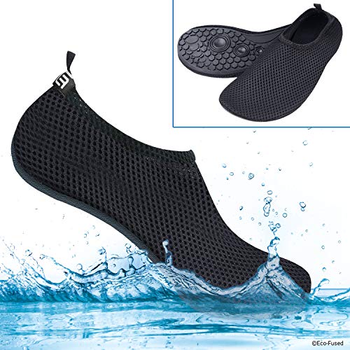Zapatillas de Agua para Mujeres – Extra Cómodas – Protegen contra la Arena, Agua Fría/Caliente – Calzado de Ajuste Fácil para Nadar (Negro) – (P)US para Mujeres:5.5-6.5/Longitud de la Plantilla: 9.06” Zapatillas de Agua para Mujeres – Extra Cómodas – Protegen contra la Arena, Agua Fría/Caliente – Calzado de Ajuste Fácil para Nadar (Negro) – (P)US para Mujeres:5.5-6.5/Longitud de la Plantilla: 9.06”