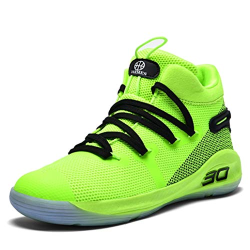Zapatillas de Baloncesto para Hombre Malla Transpirable Absorbente de Golpes Zapatillas de Deporte Altas Antideslizantes Zapatillas de Deporte para Correr para Correr Zapatillas de Baloncesto para Hombre Malla Transpirable Absorbente de Golpes Zapatillas de Deporte Altas Antideslizantes Zapatillas de Deporte para Correr para Correr
