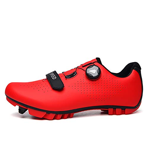 Zapatillas de Ciclismo MTB para Hombres Mujer Zapatillas De Bicicleta de Montaña Zapatillas Ciclismo Carretera Antideslizantes Respirables Calzado de Ciclismo