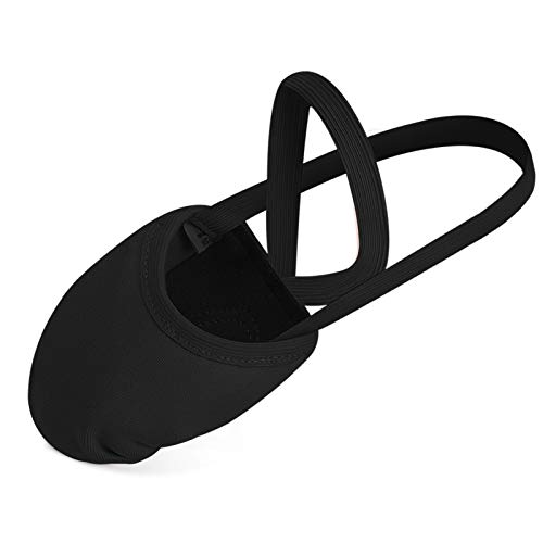 Zapatillas de Danza Zapatos Media Punta de Ballet y Gimnasia para Mujer y Niña Negro Large Zapatillas de Danza Zapatos Media Punta de Ballet y Gimnasia para Mujer y Niña Negro Large
