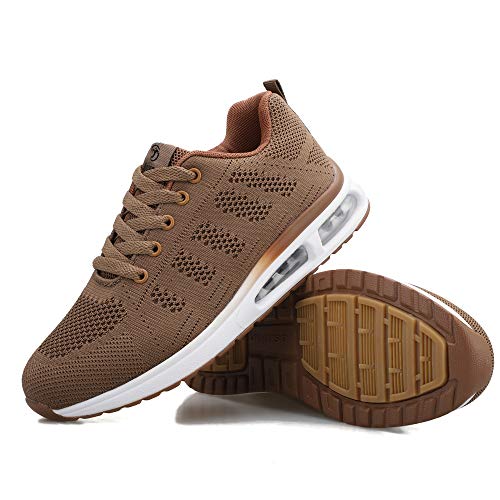 Zapatillas de Deporte atléticas para Mujer Zapatillas de Deporte con amortiguación de Aire Transpirable Moda Deportiva Gimnasio Jogging Tenis Entrenadores de Fitness Caqui 36 EU Zapatillas de Deporte atléticas para Mujer Zapatillas de Deporte con amortiguación de Aire Transpirable Moda Deportiva Gimnasio Jogging Tenis Entrenadores de Fitness Caqui 36 EU