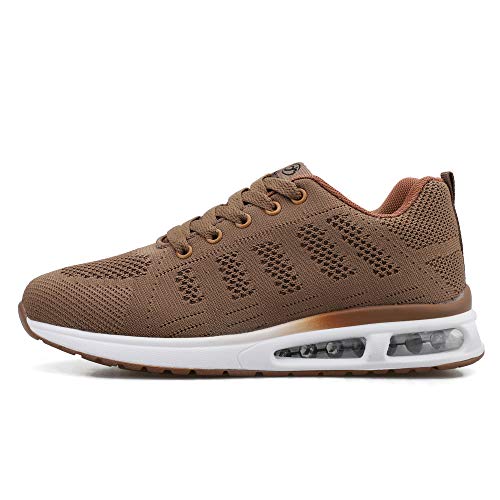 Zapatillas de Deporte atléticas para Mujer Zapatillas de Deporte con amortiguación de Aire Transpirable Moda Deportiva Gimnasio Jogging Tenis Entrenadores de Fitness Caqui 36 EU Zapatillas de Deporte atléticas para Mujer Zapatillas de Deporte con amortiguación de Aire Transpirable Moda Deportiva Gimnasio Jogging Tenis Entrenadores de Fitness Caqui 36 EU