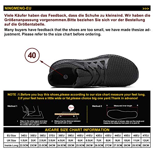 Zapatillas de Deporte Hombre Mujer Respirable para Correr Deportes Zapatos Running Calzado Deportivo de Exterior Zapatillas de Deporte Hombre Mujer Respirable para Correr Deportes Zapatos Running Calzado Deportivo de Exterior