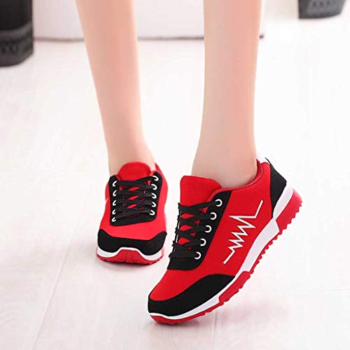 Zapatillas de Deporte Respirable para Correr Deportes Zapatos Running Cojines de Aire Calzado Mecedora Net para Estudiante Volar Zapatos Deportivas de Mujer Gimnasia Ligero Sneakers Atletismo riou Zapatillas de Deporte Respirable para Correr Deportes Zapatos Running Cojines de Aire Calzado Mecedora Net para Estudiante Volar Zapatos Deportivas de Mujer Gimnasia Ligero Sneakers Atletismo riou