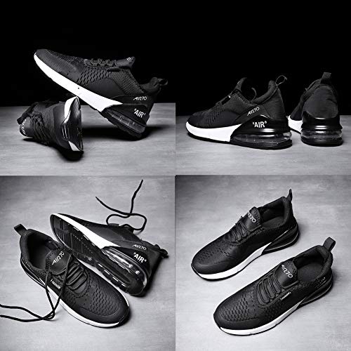 Zapatillas de Deportes Hombre Mujer Zapatos Deportivos Libre para Correr Calzado Sneakers Running 12BlackWhite37EU Zapatillas de Deportes Hombre Mujer Zapatos Deportivos Libre para Correr Calzado Sneakers Running 12BlackWhite37EU