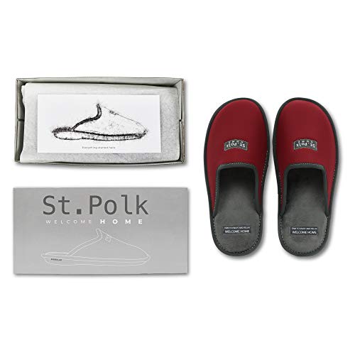 Zapatillas de Estar por casa Hombre/Mujer. Slippers para Verano e Invierno/Pantuflas cómodas, Resistentes, Transpirables y de Interior Suave. Suela de Goma Antideslizante (43 EU, Granate) Zapatillas de Estar por casa Hombre/Mujer. Slippers para Verano e Invierno/Pantuflas cómodas, Resistentes, Transpirables y de Interior Suave. Suela de Goma Antideslizante (43 EU, Granate)