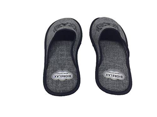 Zapatillas de Estar por casa/Biorelax/Primavera-Verano/Dibujo Barco/Color Gris/Puntera Tapada/con Cámara de Aire/Talla 39 Zapatillas de Estar por casa/Biorelax/Primavera-Verano/Dibujo Barco/Color Gris/Puntera Tapada/con Cámara de Aire/Talla 39