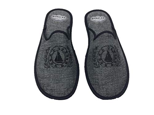 Zapatillas de Estar por casa/Biorelax/Primavera-Verano/Dibujo Barco/Color Gris/Puntera Tapada/con Cámara de Aire/Talla 39 Zapatillas de Estar por casa/Biorelax/Primavera-Verano/Dibujo Barco/Color Gris/Puntera Tapada/con Cámara de Aire/Talla 39
