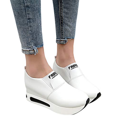 Zapatillas de Plataforma Cuña Deportivo para Mujer Primavera Verano PAOLIAN Zapatos Escolares Running Aire Libre Exterior Señora Casual Calzado Piel Sintético Chica Ddolescente EU 35-40 Zapatillas de Plataforma Cuña Deportivo para Mujer Primavera Verano PAOLIAN Zapatos Escolares Running Aire Libre Exterior Señora Casual Calzado Piel Sintético Chica Ddolescente EU 35-40