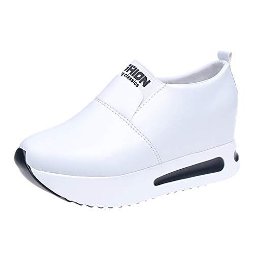Zapatillas de Plataforma Cuña Deportivo para Mujer Primavera Verano PAOLIAN Zapatos Escolares Running Aire Libre Exterior Señora Casual Calzado Piel Sintético Chica Ddolescente EU 35-40 Zapatillas de Plataforma Cuña Deportivo para Mujer Primavera Verano PAOLIAN Zapatos Escolares Running Aire Libre Exterior Señora Casual Calzado Piel Sintético Chica Ddolescente EU 35-40