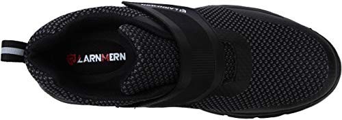 Zapatillas de Seguridad Hombre,LM180121 SBP Zapatos de Trabajo Mujer con Punta de Acero Ultra Liviano Reflectivo Transpirable 42.5 EU,Triple Negro Zapatillas de Seguridad Hombre,LM180121 SBP Zapatos de Trabajo Mujer con Punta de Acero Ultra Liviano Reflectivo Transpirable 42.5 EU,Triple Negro