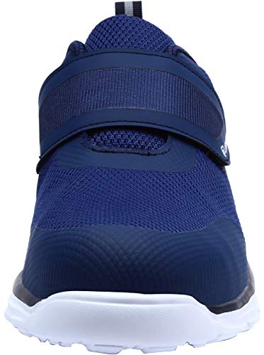 Zapatillas de Seguridad Hombre,LM180121 SBP Zapatos de Trabajo Mujer con Punta de Acero Ultra Liviano Reflectivo Transpirable 43 EU,Azul Blanco