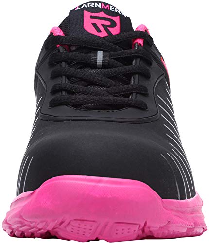 Zapatillas de Seguridad Mujer/Hombre DY-112, Zapatos de Trabajo con Punta de Acero Ultra Liviano Suave y cómodo Transpirable, Brillante Negro, 38 EU Zapatillas de Seguridad Mujer/Hombre DY-112, Zapatos de Trabajo con Punta de Acero Ultra Liviano Suave y cómodo Transpirable, Brillante Negro, 38 EU