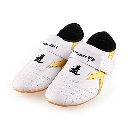 Zapatillas de Taekwondo Cómodos Antideslizantes Zapatillas Deportivos de Taekwondo Kung Fu Tai Chi ( tamaño : 33 )