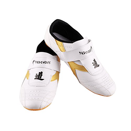 Zapatillas de Taekwondo Cómodos Antideslizantes Zapatillas Deportivos de Taekwondo Kung Fu Tai Chi ( tamaño : 33 )