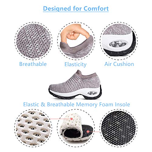 Zapatillas Deportivas de Mujer Zapatos Running Fitness Gym Outdoor Sneaker Casual Mesh Transpirable Comodas Calzado Caqui Talla 35 Zapatillas Deportivas de Mujer Zapatos Running Fitness Gym Outdoor Sneaker Casual Mesh Transpirable Comodas Calzado Caqui Talla 35