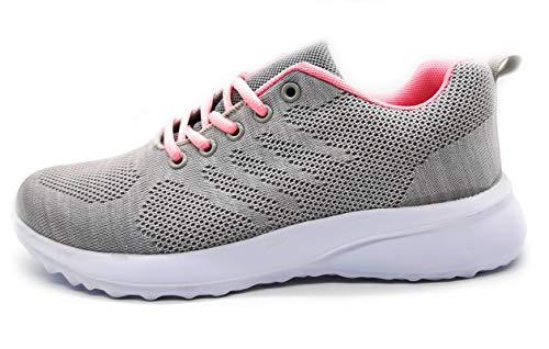 Zapatillas Deportivas para Mujer Transpirables Ligeras de Malla para Correr Caminar Trabajar