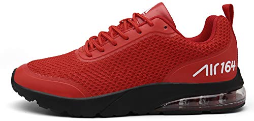 Zapatillas Fitness Hombre Aire Libre y Gimnasio Deporte Sneakers Casual Transpirables Zapatos Rojo 45 EU Zapatillas Fitness Hombre Aire Libre y Gimnasio Deporte Sneakers Casual Transpirables Zapatos Rojo 45 EU