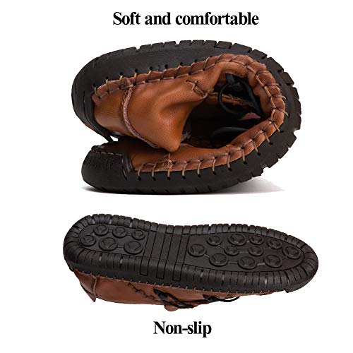 Zapatillas Hombre Cuero Zapatos Caballero Casuales Trabajo Ligeras Mocasines Ponerse Centavo Conducción Barco Vestido Formal Zapatillas Hombre Cuero Zapatos Caballero Casuales Trabajo Ligeras Mocasines Ponerse Centavo Conducción Barco Vestido Formal