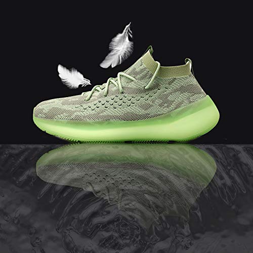 Zapatillas Moda Running para Hombre Deportivas Hombre Mujer Zapatos para Correr Gimnasio Sneaker Aire Libre y Deportes Calzado Green 40