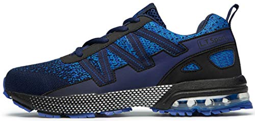 Zapatillas para Correr con Amortiguación Zapatillas para Zapatos de Running Zapatillas Ligero de Carretera al Aire Libre Transpirable para Hombres Azul 44 Zapatillas para Correr con Amortiguación Zapatillas para Zapatos de Running Zapatillas Ligero de Carretera al Aire Libre Transpirable para Hombres Azul 44